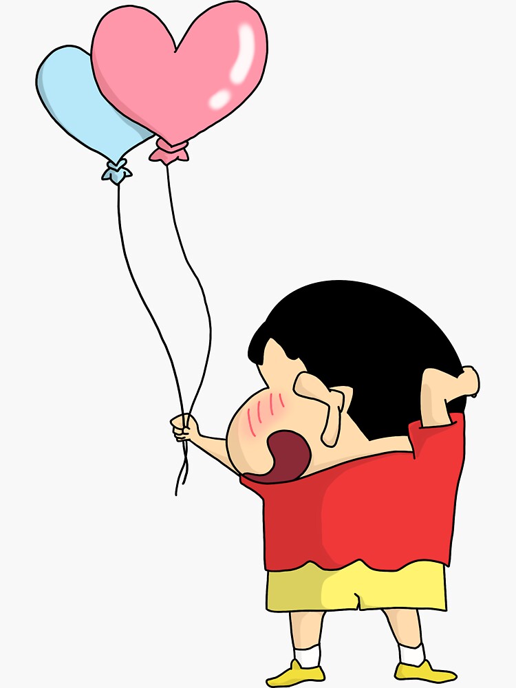 Shin-chan celebrando